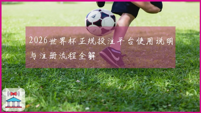 2026世界杯正规投注平台使用说明与注册流程全解