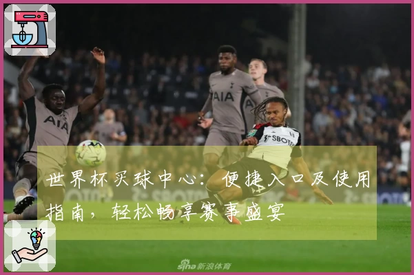 世界杯买球中心：便捷入口及使用指南，轻松畅享赛事盛宴